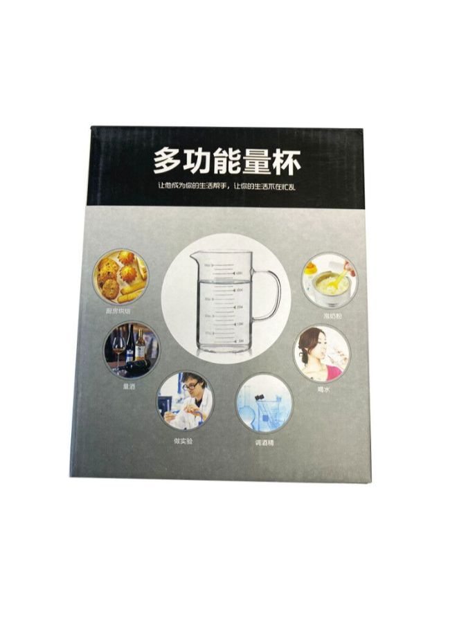 إيست ليدي كوب للقياس من زجاج البوروسيليكات عالي الجودة شفاف 500ملليلتر - Image 2