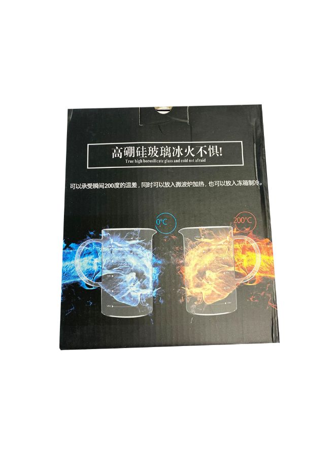 إيست ليدي كوب للقياس من زجاج البوروسيليكات عالي الجودة شفاف 500ملليلتر - Image 3