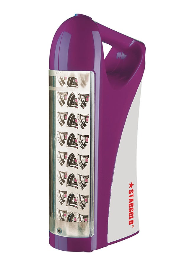 Stargold Rechargeable Emergency Light Purple/Clear/White - Image 1