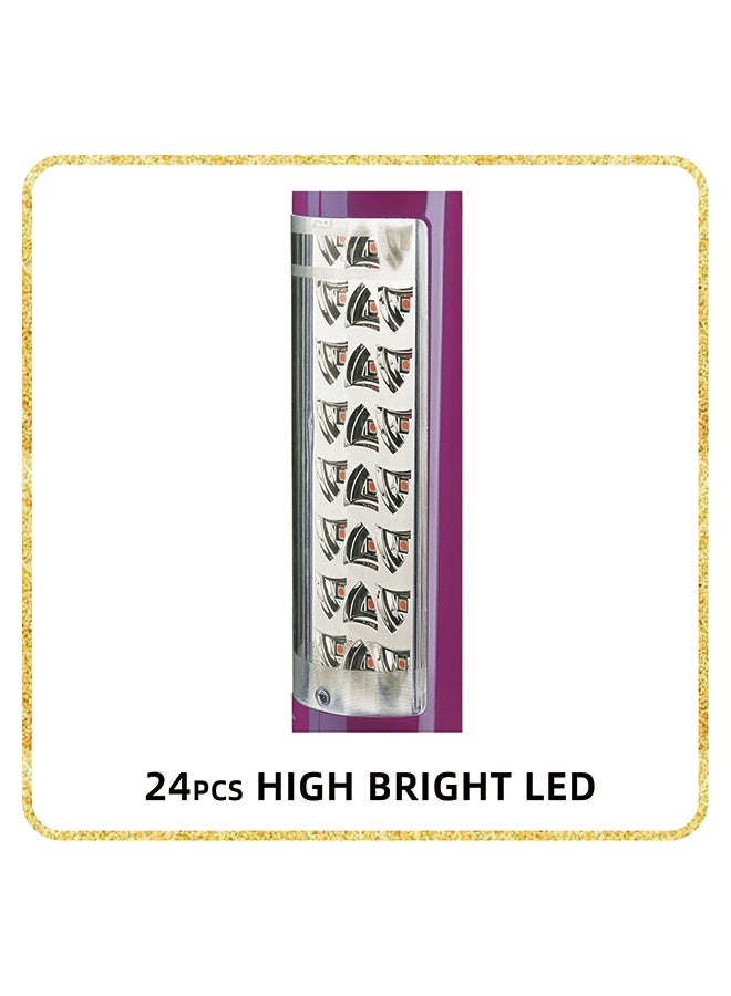 Stargold Rechargeable Emergency Light Purple/Clear/White - Image 3