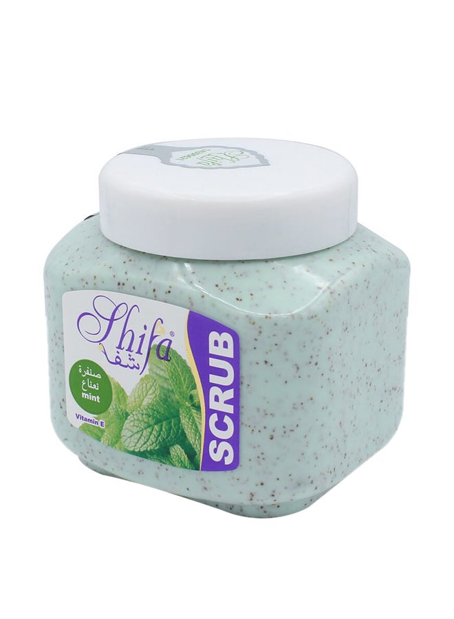 SHIFA Mint Vitamin E Scrub 500ml - Image 1