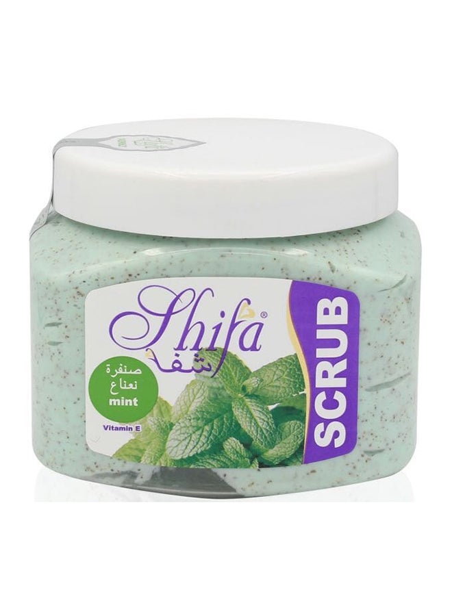 SHIFA Mint Vitamin E Scrub 500ml - Image 3