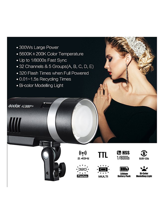 Godox AD300Pro Portable Outdoor Strobe Flash Light - Image 3