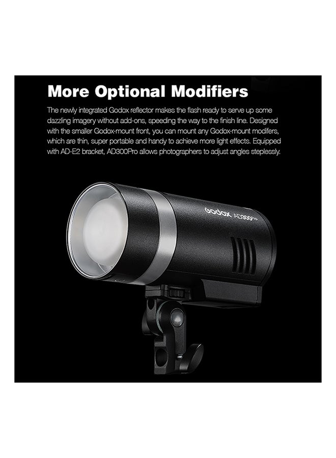 جودوكس مصباح فلاش محمول بضوء وامض متواتر AD300Pro للاستخدام في الأماكن الخارجية - Image 2