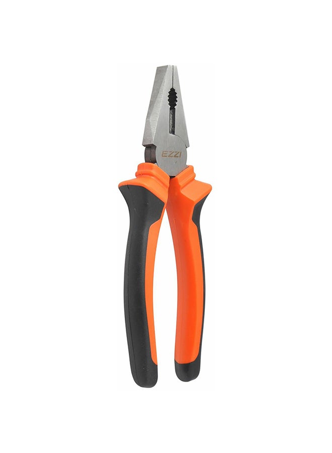 EZZI Combination Plier HQ Orange/Black/Silver 8inch - Image 1
