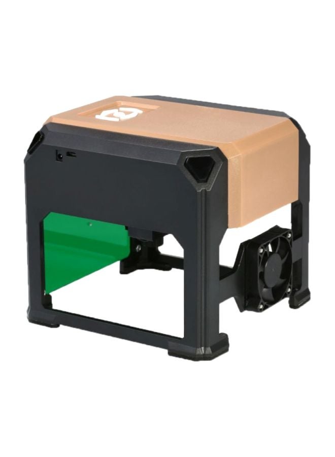 KKmoon High Speed Laser Engraver 8 x 8cm Brown/Green/Black  - Image 1