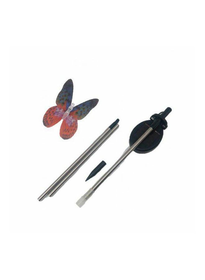ماركة غير محددة مصباح LED يعمل بالطاقة الشمسية على شكل فراشة مناسب للحدائق أحمر One Size centimeter 