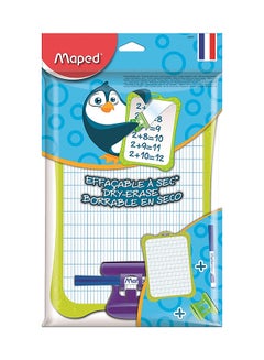 Maped Dry Wipe Whiteboard With Accessories Holder And Pen,21 x 3 x 28 cm (Colour May Vary)  - Image 1