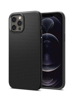 Liquid Air Protective Case Cover For Apple iPhone 12 Pro Max Matte Black