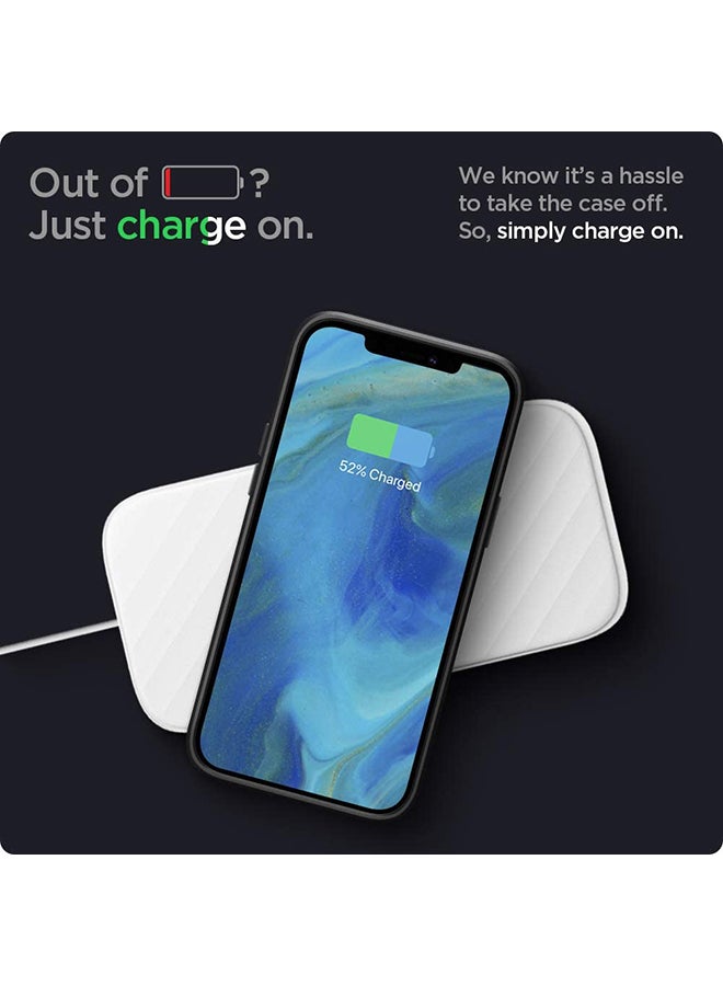 Spigen - Liquid Air Protective Case Cover For Apple iPhone 12 Pro Max Matte Black - Image 1