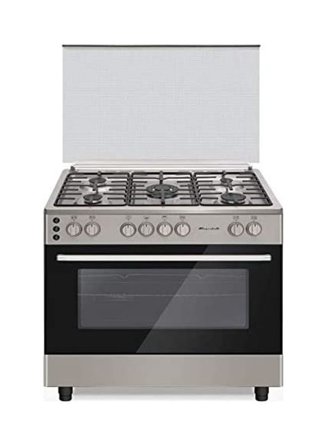Free Standing 5-Burner Gas Oven OG9050 PRM IX silver