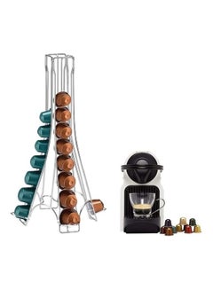 Lushh Coffee Capsule Holder Tower Silver 6.5x12.4x6.6inch  - Image 3