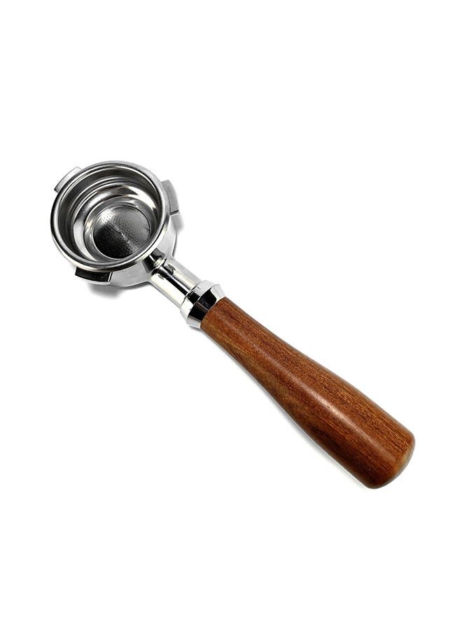 مرشخ قهوة بدوف قاعدة من الستانلس ستيل بني/فضي 54مم - Image 2