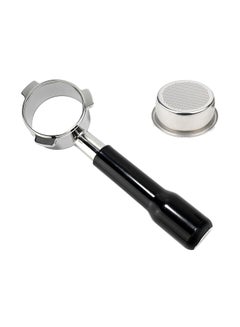Generic Stainless Steel Coffee Bottomless Portafilter Black/Silver 54mm  - Image 1