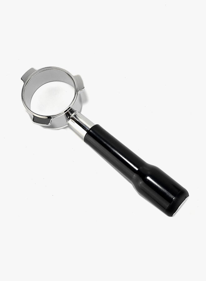 Stainless Steel Coffee Bottomless Portafilter Black/Silver 54mm