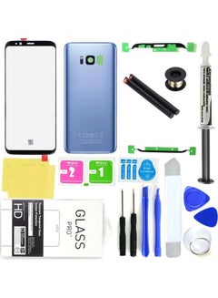 Front Glass Screen Back Cover Replacement Repair Kit For Samsung Galaxy S8 Blue