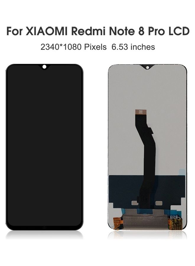 Generic - Replacement LCD Touch Screen Digitizer Assembly Parts For Xiaomi Redmi Note 8 Pro Black - Image 1