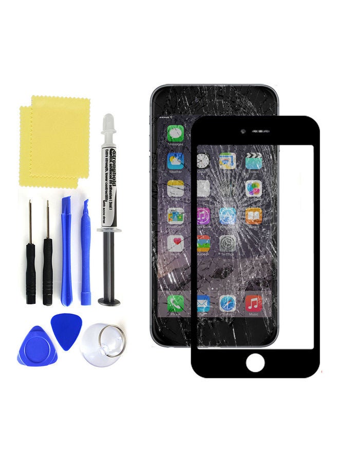Generic - Replacement Outer Front Glass Touch Screen LOCA Glue Kit For Apple iPhone 6S Plus White - Image 1