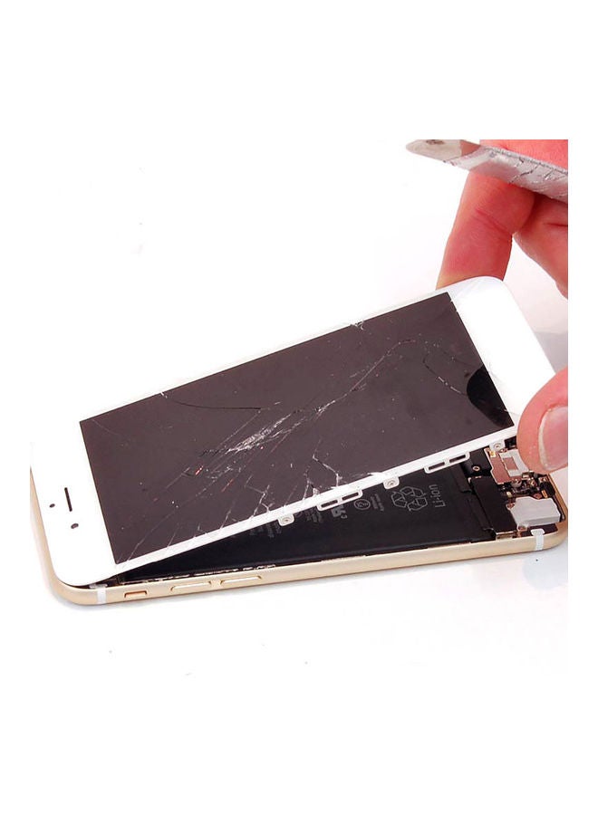 Generic - Replacement Outer Front Glass Touch Screen LOCA Glue Kit For Apple iPhone 6S Plus White - Image 1