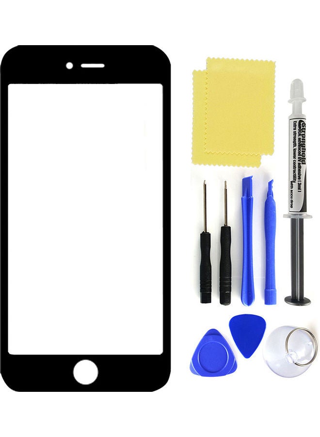 Generic - Replacement Outer Front Glass Touch Screen LOCA Glue Kit For Apple iPhone 6S Plus White - Image 1