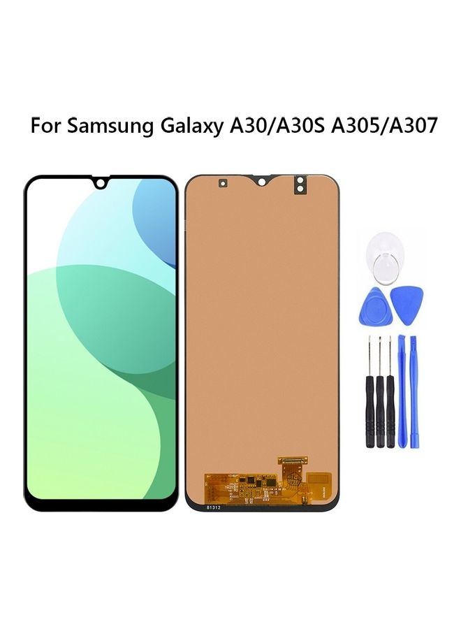Generic - Replacement LCD Touch Screen Digitizer For Samsung Galaxy A30 Black - Image 1