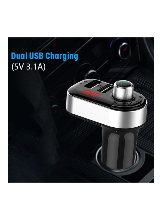 ماركة غير محددة ar مشغل موسيقى MP3 بتقنية البلوتوث ومحول شاحن الهاتف ثنائي USB للشحن السريع  - Image 5