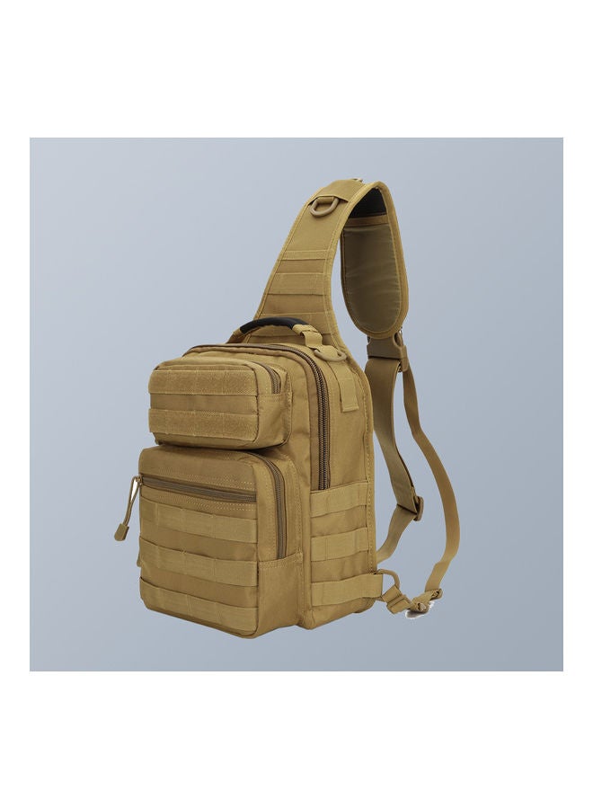 Generic Trekking Bag Sport Backpack Shoulder Chest Bag Pouch Outdoor Travel Hiking for Men Women Yellow 29.00*5.00*28.00cm - Image 1