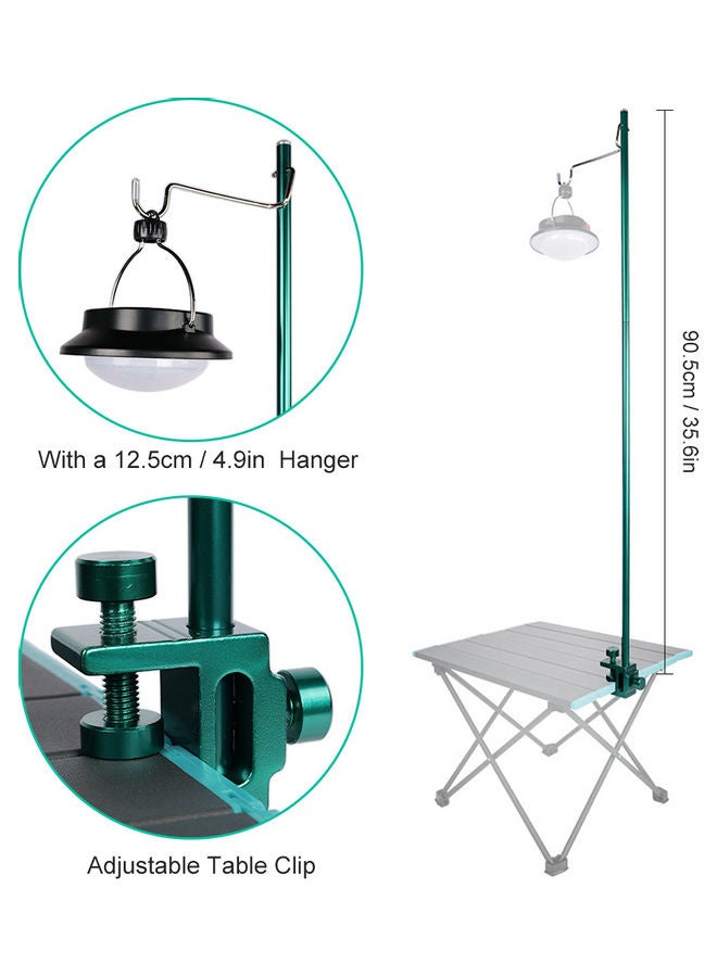 Generic Detachable Lantern Stand Lamp Tripod Camping Lamp Bracket Lamp Holder Portable Camping Accessory 33.00*5.00*5.00cm - Image 2