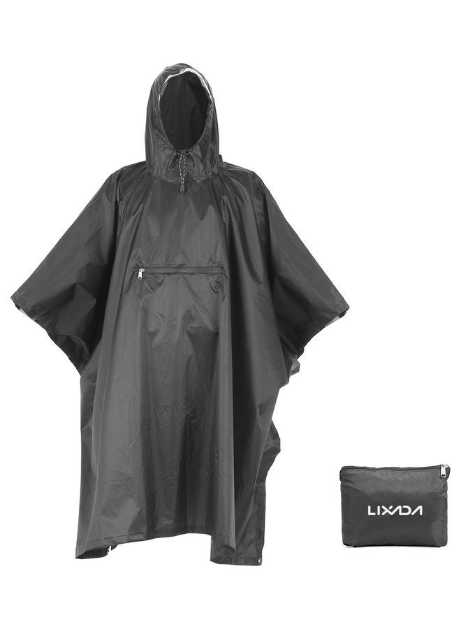 LIXADA - Hooded Waterproof Rain Poncho 22.00x5.00x20.00cm - Image 1