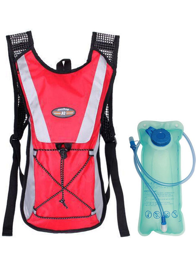 Generic Hydration Backpack with 2L Water Bladder for Running, Hiking, Cycling, Climbing, Camping, Biking Red 35.00*10.00*20.00cm - Image 1