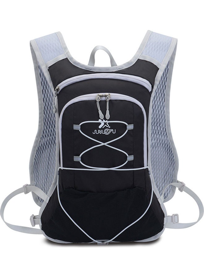 Generic Hydration Pack Bicycle Backpack for 2L Water Bladder Multi Pockets Cycling Running Hiking Outdoor Daypack Black and Grey 23.00*4.00*21.00cm  - Image 5
