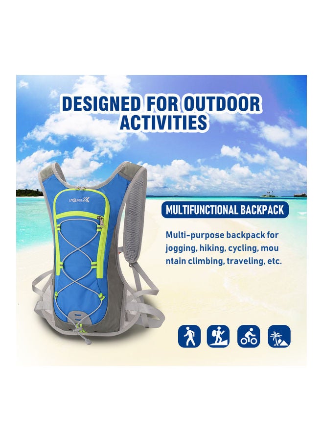 Hydration Pack Bicycle Backpack for 2L Water Bladder Cycling Running Hiking Outdoor Daypack Turquoise 21.00*4.00*20.00cm - Image 4