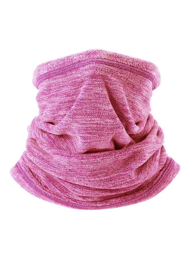 Generic Winter Sports Neck Warm Collar Thicken Soft Face Scarf Mask Neck Gaiter Neck Cover for Winter Rose Red 30.00*1.00*25.00cm - Image 1