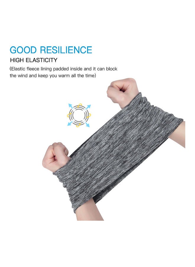 Generic Winter Sports Neck Warm Collar Thicken Soft Face Scarf Mask Neck Gaiter Neck Cover for Winter Purple 30.00*1.00*25.00cm  - Image 2