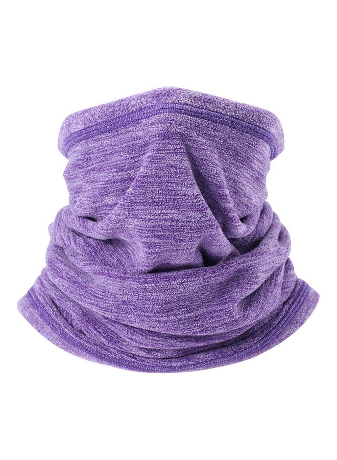 Generic Winter Sports Neck Warm Collar Thicken Soft Face Scarf Mask Neck Gaiter Neck Cover for Winter Purple 30.00*1.00*25.00cm  - Image 3