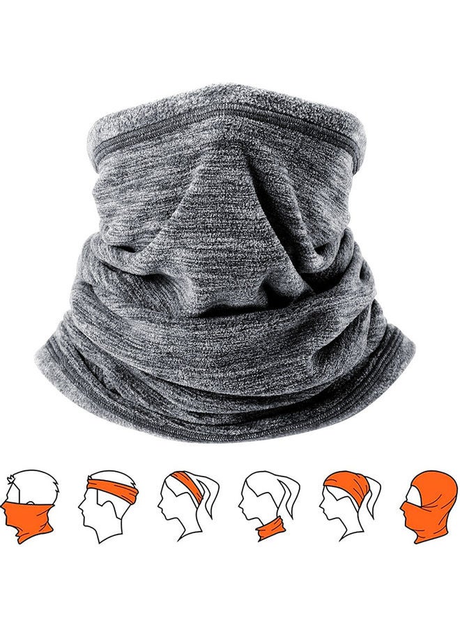 Generic Winter Sports Neck Warm Collar Thicken Soft Face Scarf Mask Neck Gaiter Neck Cover for Winter Purple 30.00*1.00*25.00cm  - Image 4