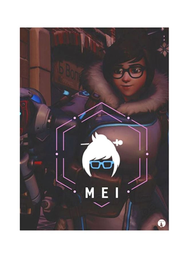 Video Game Overwatch Metal Plate Poster Multicolour 15x20cm