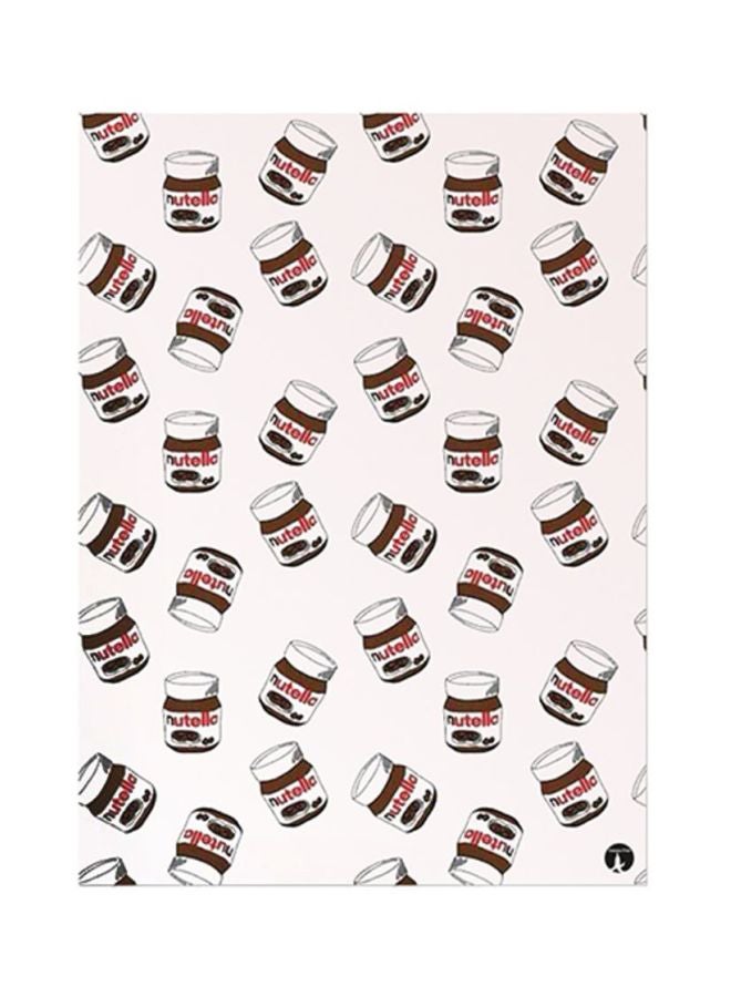 BP Nutella Printed Metal Plate Poster Pink/Brown/White 15x20cm 