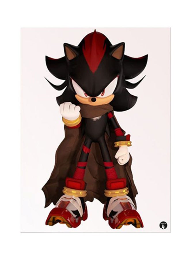 BP Sonic Metal Plate Poster Multicolour 15x20cm