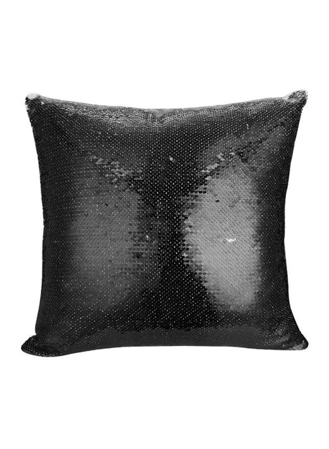 Decalac Attractive Lips Sequined Decorative Pillow Multicolour 45x45cm - Image 3