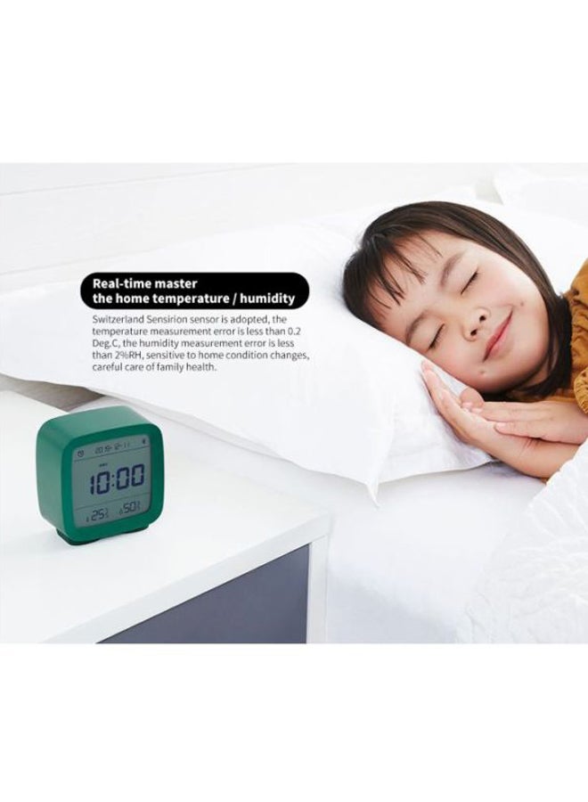 Xiaomi - LCD Screen Adjustable Nightlight Alarm Clock Green 80.3x41x83mm - Image 1