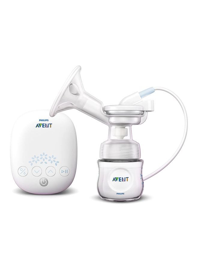 PHILIPS AVENT - Easy Comfort Single Electric Breast Pump, Lightweight And Compact, BPA Free, Newborn, Pack Of 5, 120 Ml - White - Image 1