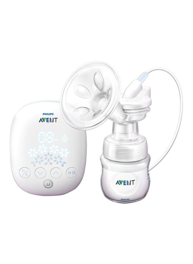 PHILIPS AVENT - Easy Comfort Single Electric Breast Pump, Lightweight And Compact, BPA Free, Newborn, Pack Of 5, 120 Ml - White - Image 1