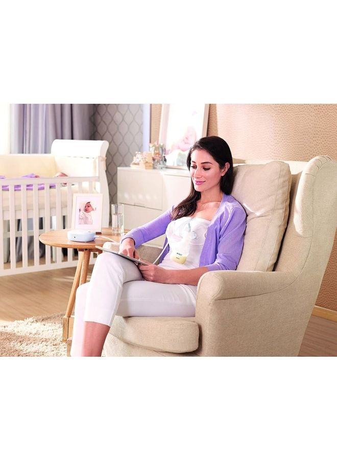 PHILIPS AVENT - Easy Comfort Single Electric Breast Pump, Lightweight And Compact, BPA Free, Newborn, Pack Of 5, 120 Ml - White - Image 1