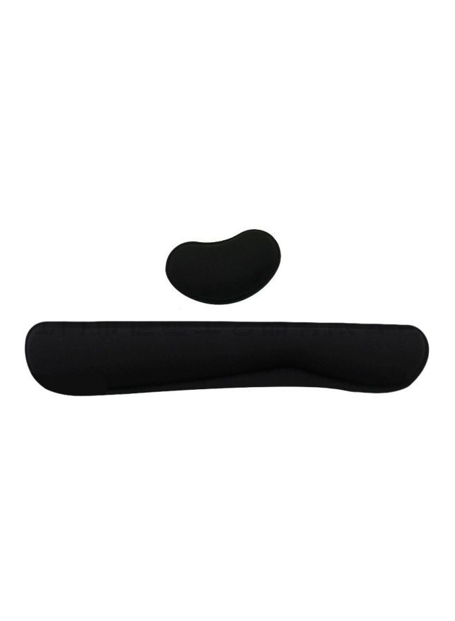 2-Piece Wrist Rest Pad Set Black  - Image 1