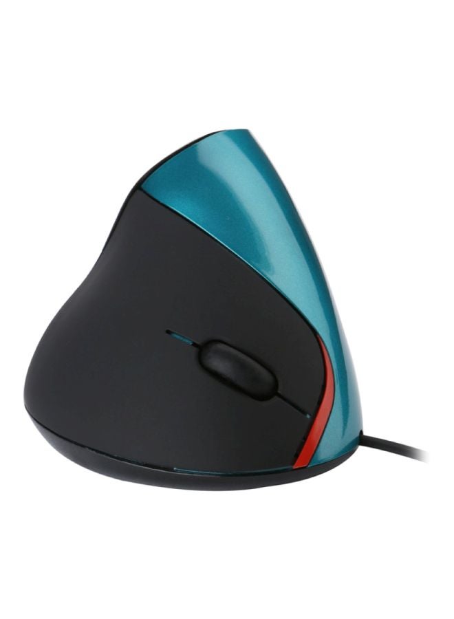 Wired Vertical Mouse Blue/Black - Image 1