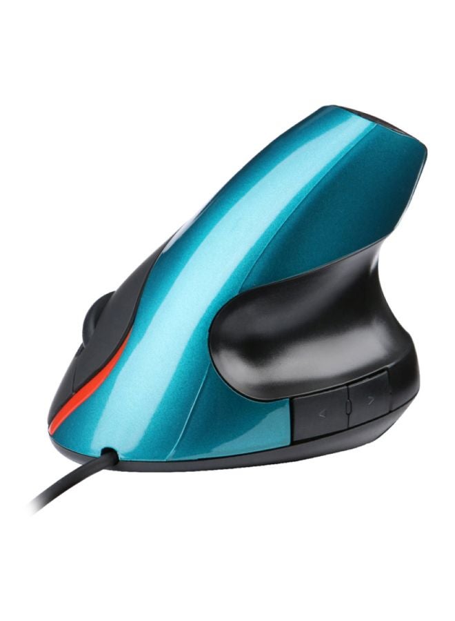 Wired Vertical Mouse Blue/Black - Image 2