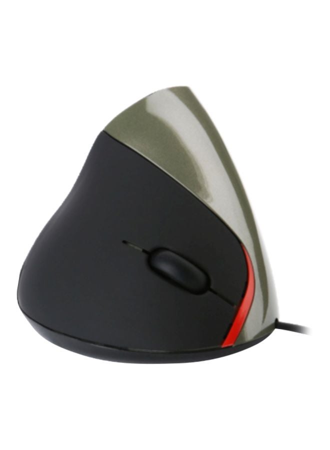 Wired Vertical Mouse Grey/Black - Image 1