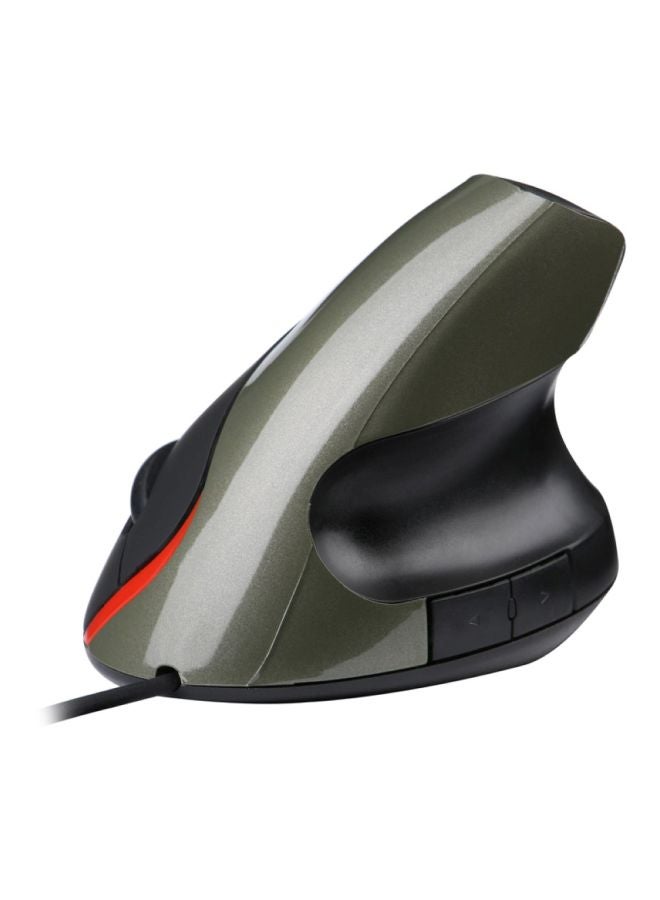 Wired Vertical Mouse Grey/Black - Image 2