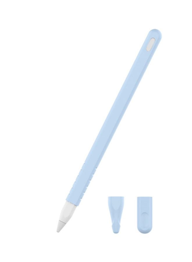 Protective Stylus Pen Case With Cap For Apple Pencil 2 Blue  - Image 1